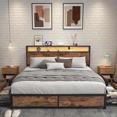 Bed Frame with Storage